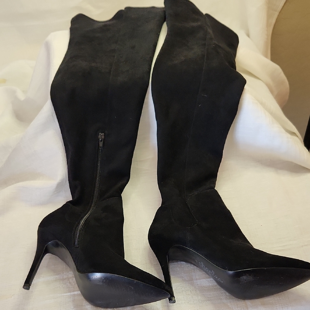 Charles By Charles David Black Over the Knee Boots